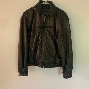Genuine Wilson Thinsulate Ultra Insulation Leather Bomber Jacket